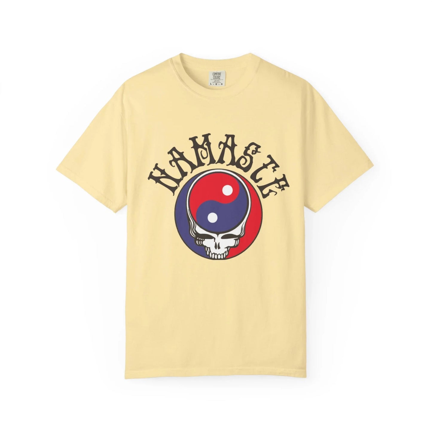 NAMASTE Grateful Dead Unisex Shirt – Garment-Dyed Organic Cotton Yoga T-Shirt by Yune Yoga-2
