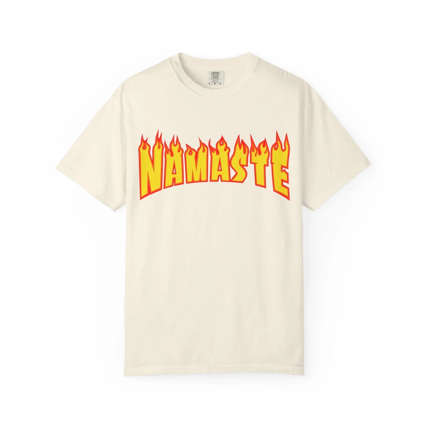 NAMASTE Thrasher Unisex Shirt – Garment-Dyed Organic Cotton Yoga T-Shirt by Yune Yoga-1
