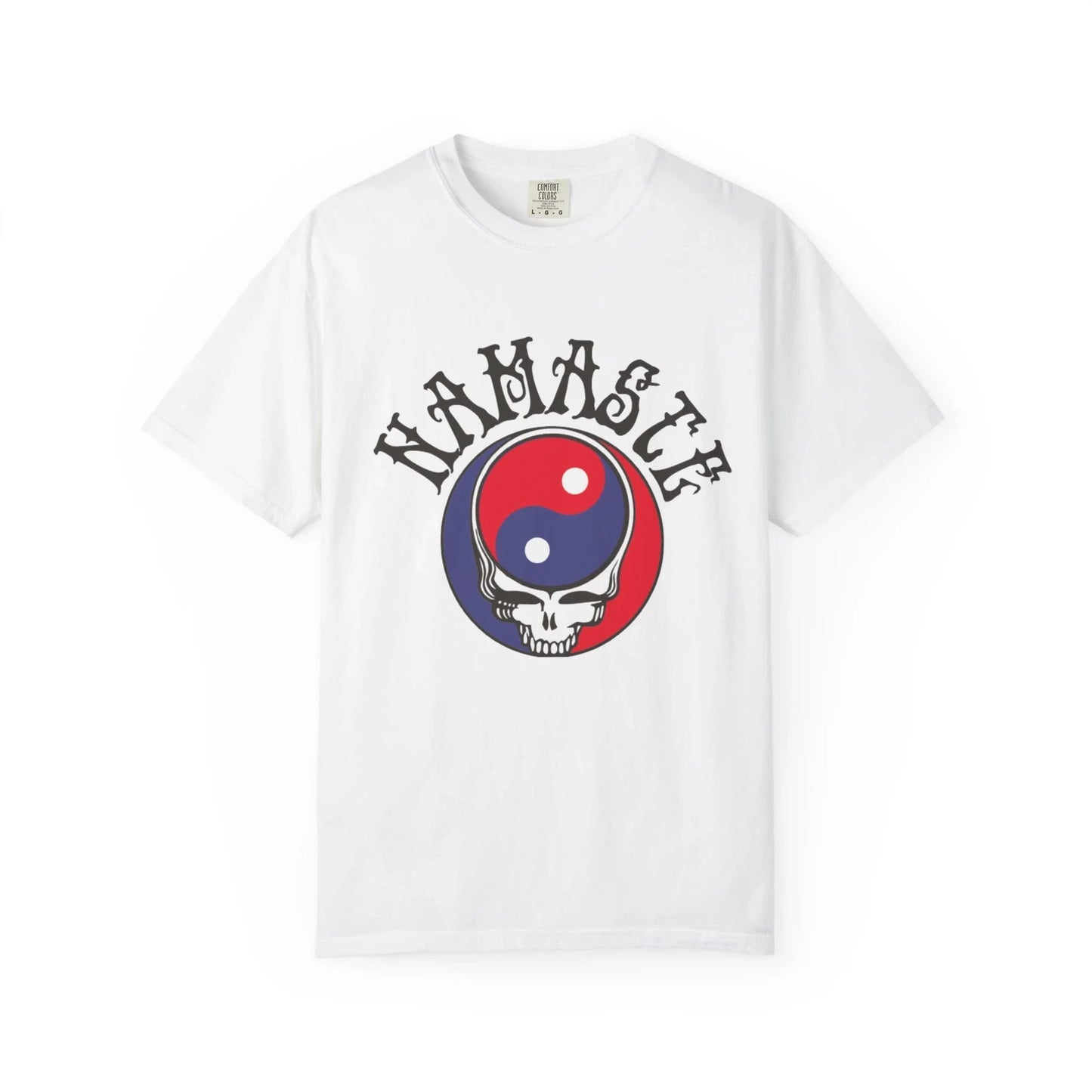 NAMASTE Grateful Dead Unisex Shirt – Garment-Dyed Organic Cotton Yoga T-Shirt by Yune Yoga-0
