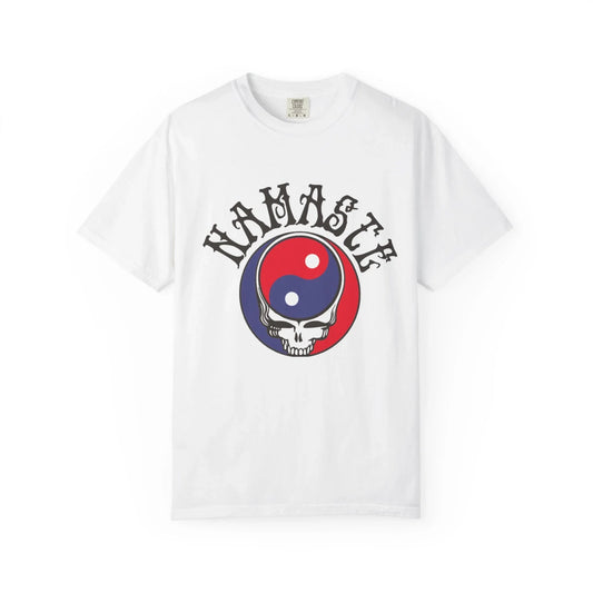 NAMASTE Grateful Dead Unisex Shirt – Garment-Dyed Organic Cotton Yoga T-Shirt by Yune Yoga-0