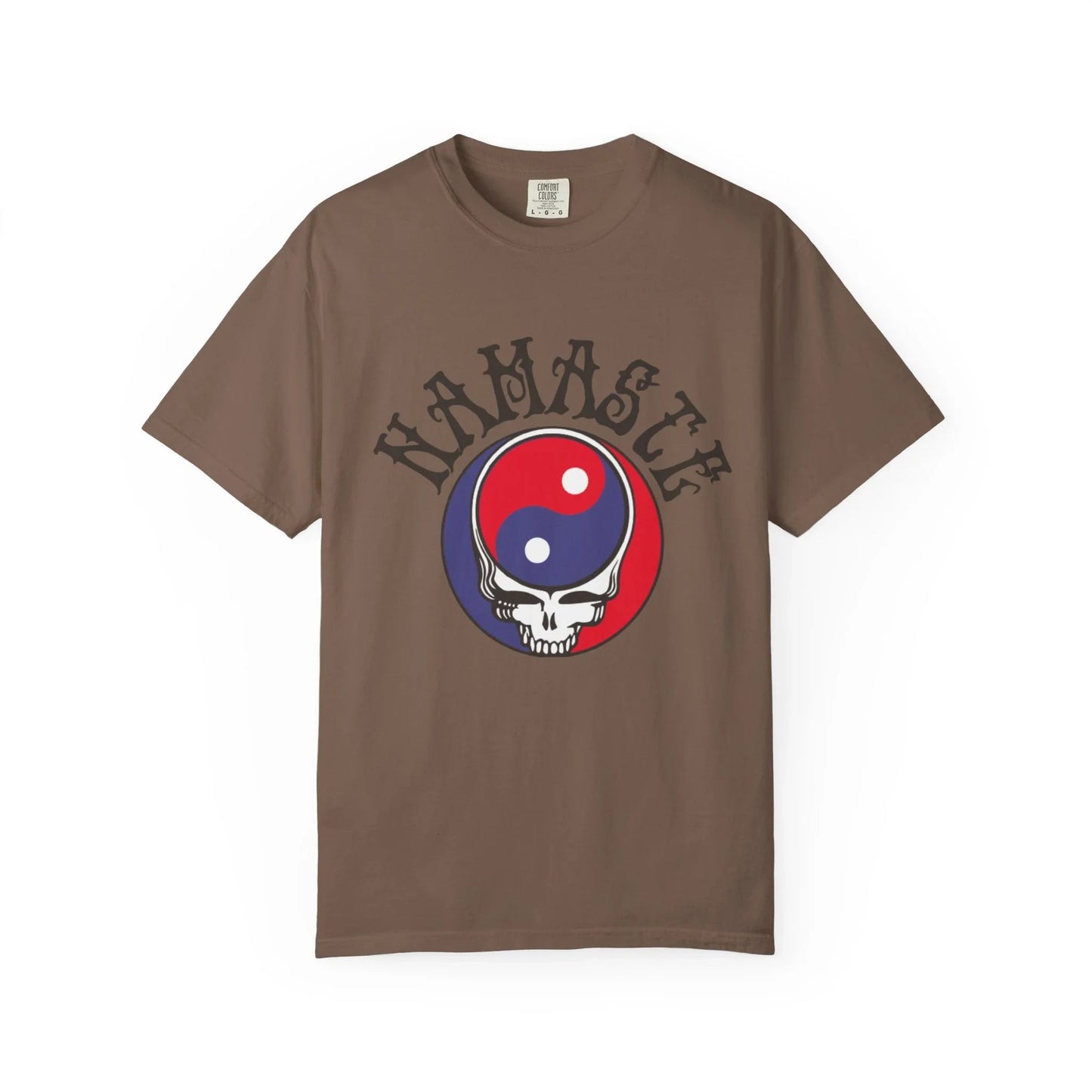 NAMASTE Grateful Dead Unisex Shirt – Garment-Dyed Organic Cotton Yoga T-Shirt by Yune Yoga-4