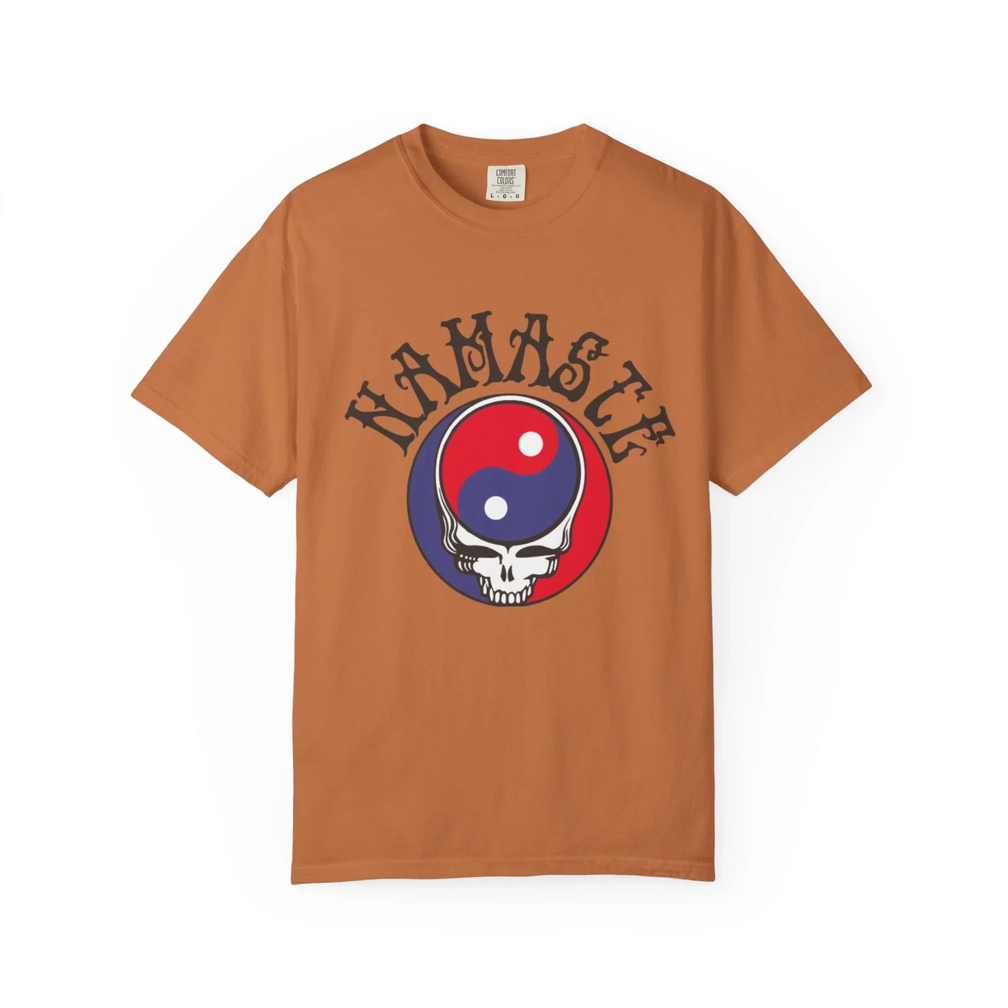 NAMASTE Grateful Dead Unisex Shirt – Garment-Dyed Organic Cotton Yoga T-Shirt by Yune Yoga-3