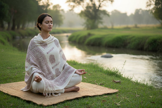 OM Bhakti Prayer Shawl