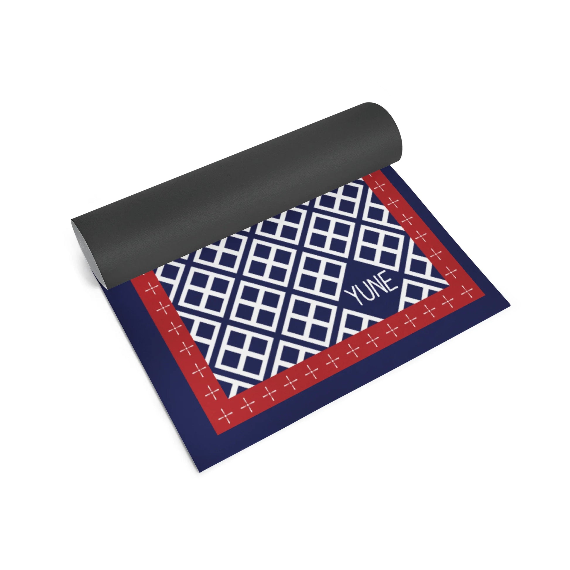 Yoga Mat | 6mm Thick | Blue | Non-Slip | Eco Friendly | Yune Yoga | Reiko-2