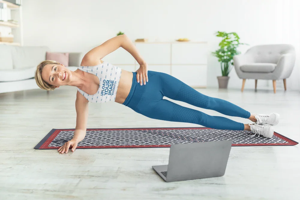 Yoga Mat | 6mm Thick | Blue | Non-Slip | Eco Friendly | Yune Yoga | Reiko-4
