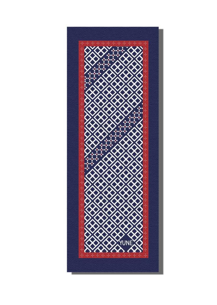 Yoga Mat | 6mm Thick | Blue | Non-Slip | Eco Friendly | Yune Yoga | Reiko-0