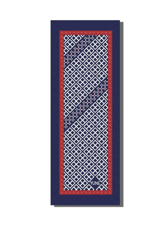 Yoga Mat | 6mm Thick | Blue | Non-Slip | Eco Friendly | Yune Yoga | Reiko-0